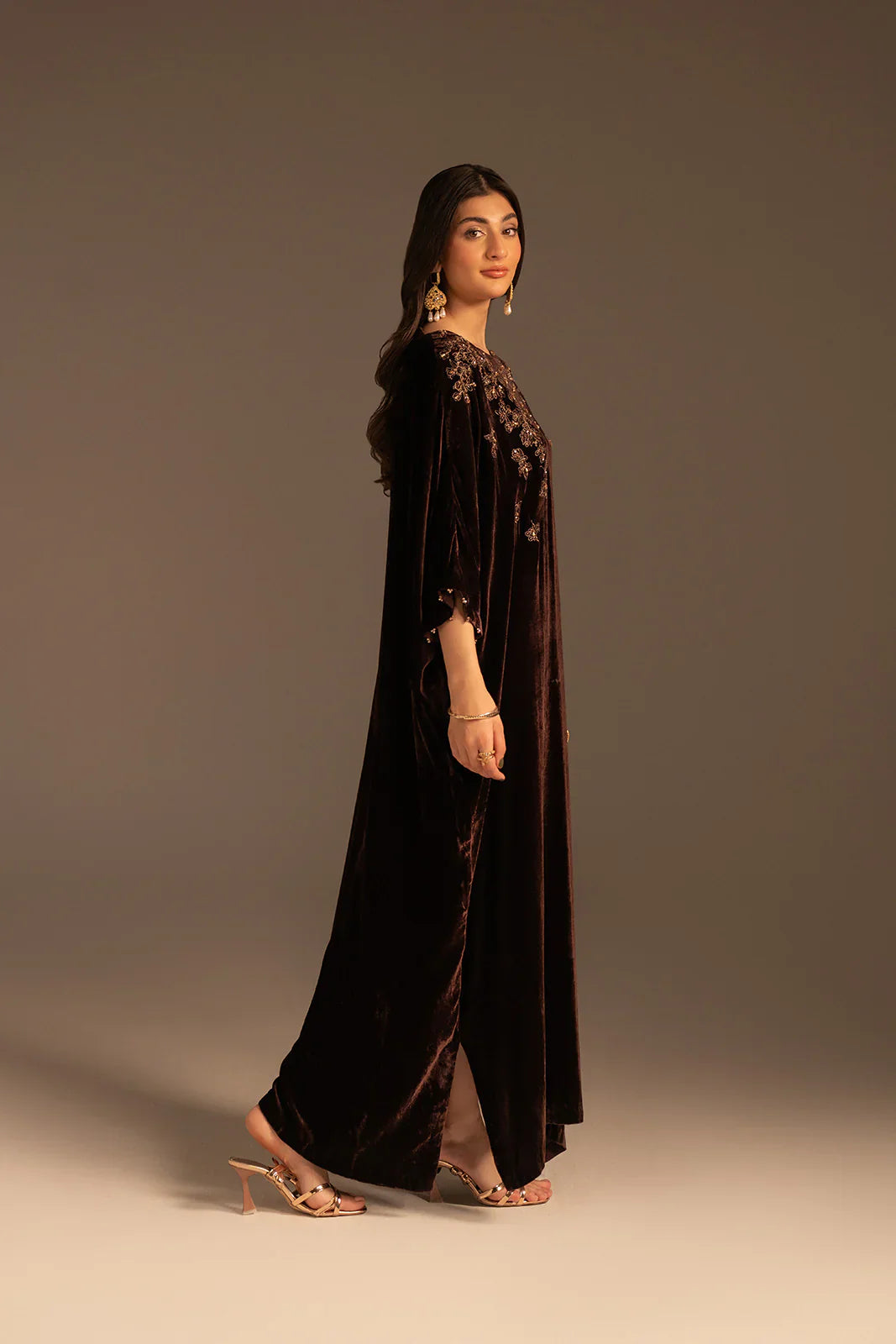 VELVET BLOOM KAFTAN